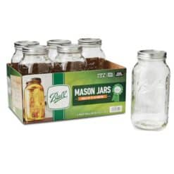 Mason Jar 64 oz de Boca Ancha